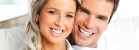 tooth-whitening couple